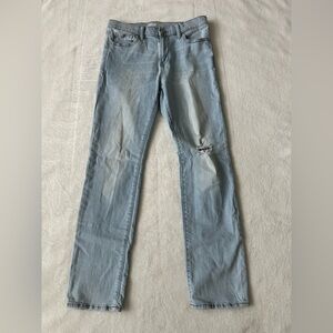 Old Navy Light Blue Distressed youth Jeans